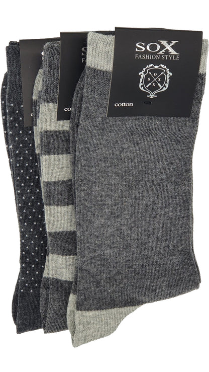 Chaussettes pour hommes dans un coffret cadeau 3 paires (15251)