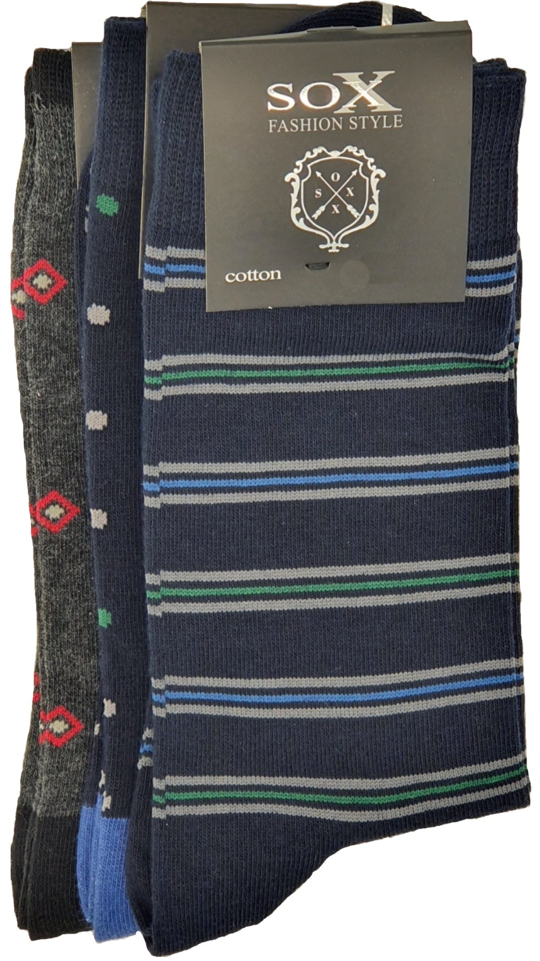 Chaussettes pour hommes dans un coffret cadeau 3 paires (15251)