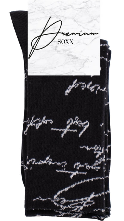 Chaussettes pour hommes Fashion Letters 2 paires (15399)