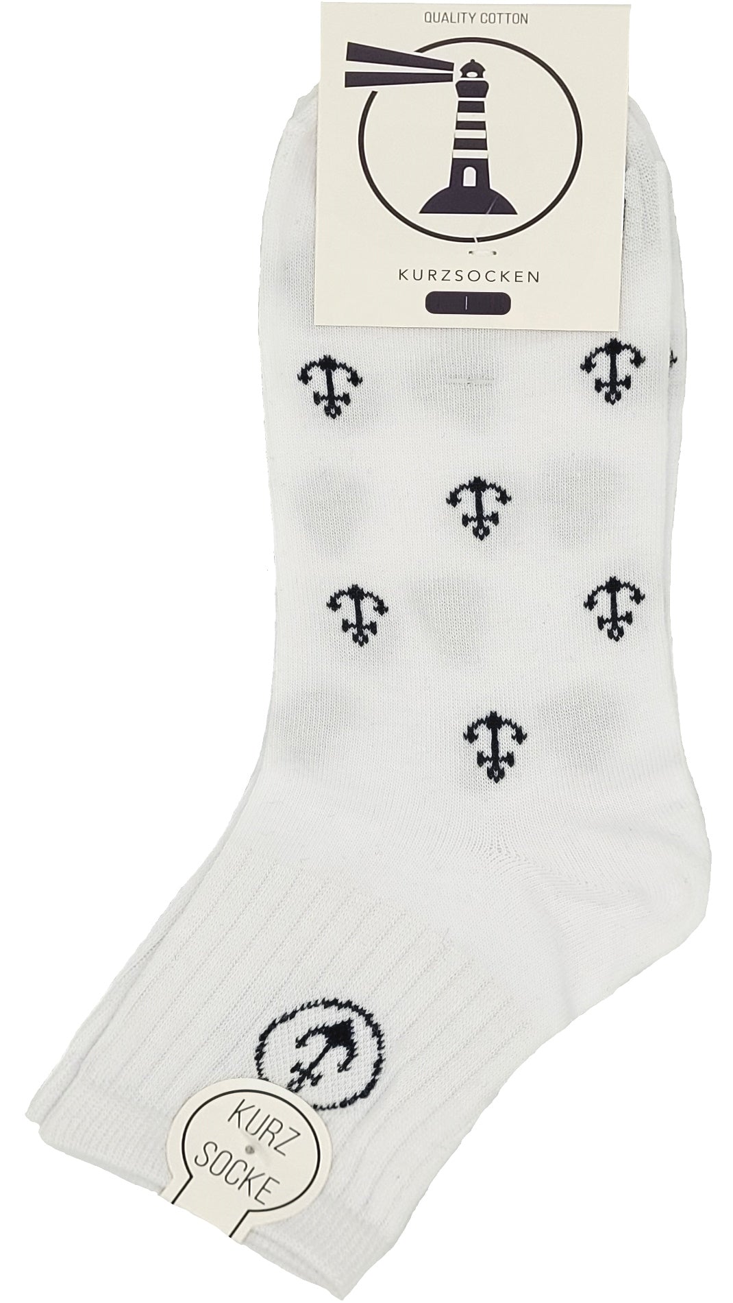 Chaussettes courtes homme style tennis maritime 3 paires (16232)