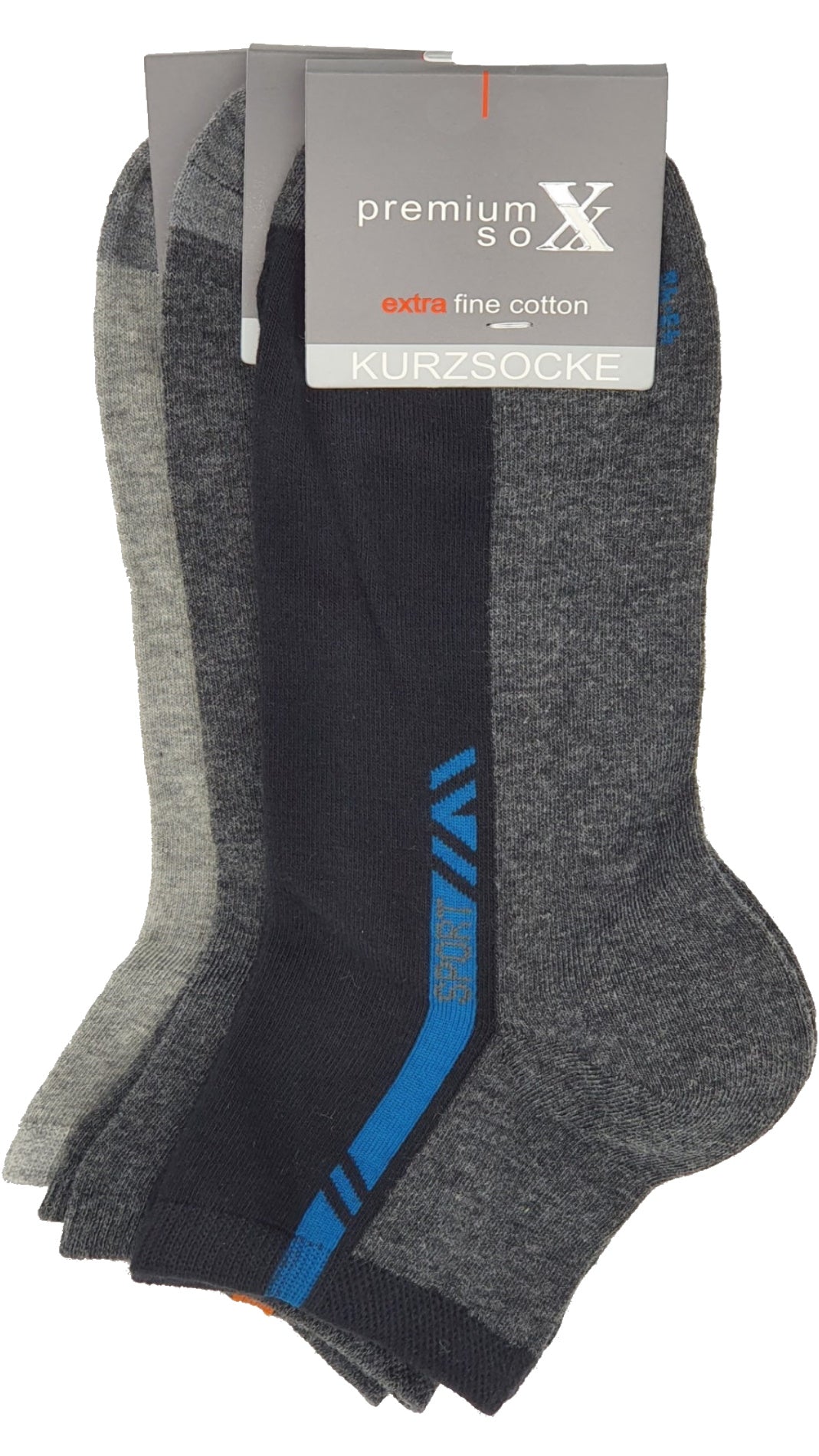 Chaussettes courtes homme,,SPORT'' taille 3 paires 39-42 (16261)