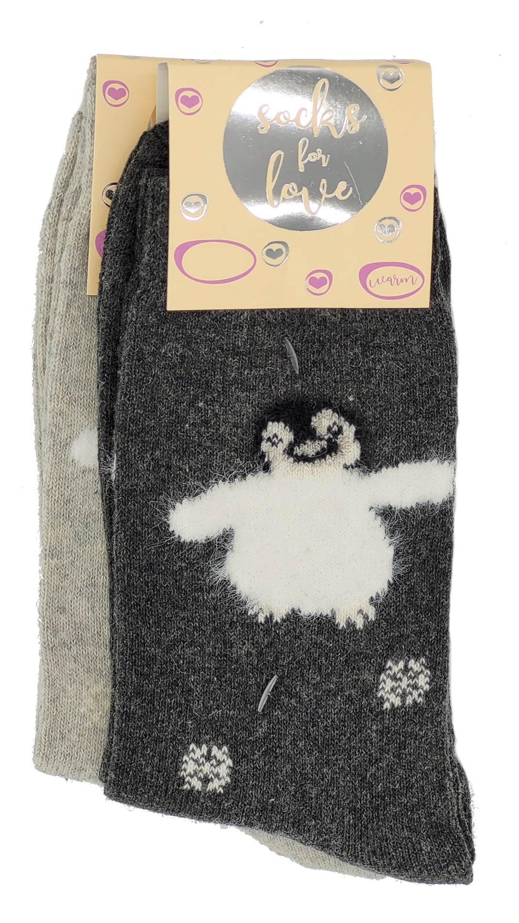 Chaussettes femme laine alpaga pingouin taille 2 paires 39-42 (37724)