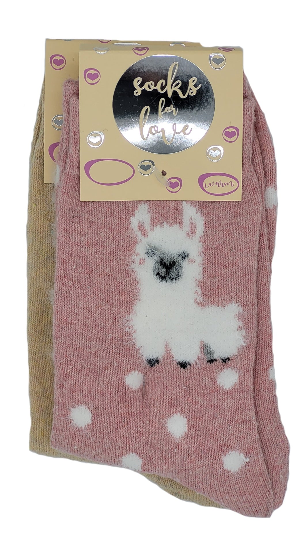 Dames wollen sokken pinguïn alpaca 2 paar maat 39-42 (37724)