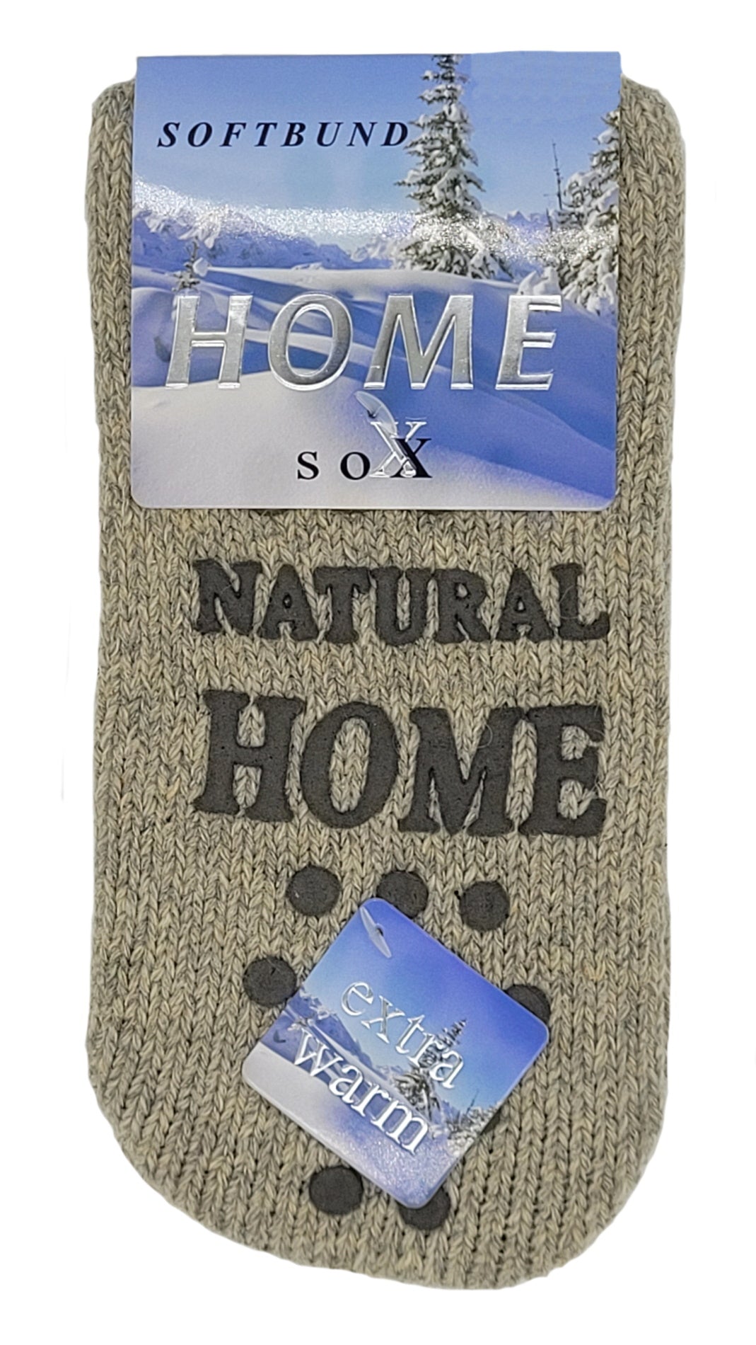 Chaussettes unisexes Home ABS Natural 1 paire (70961)