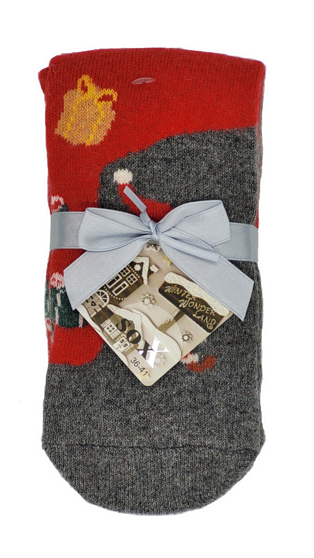 Chaussettes en laine pour femmes Noël 2 paires Taille unique (37895)