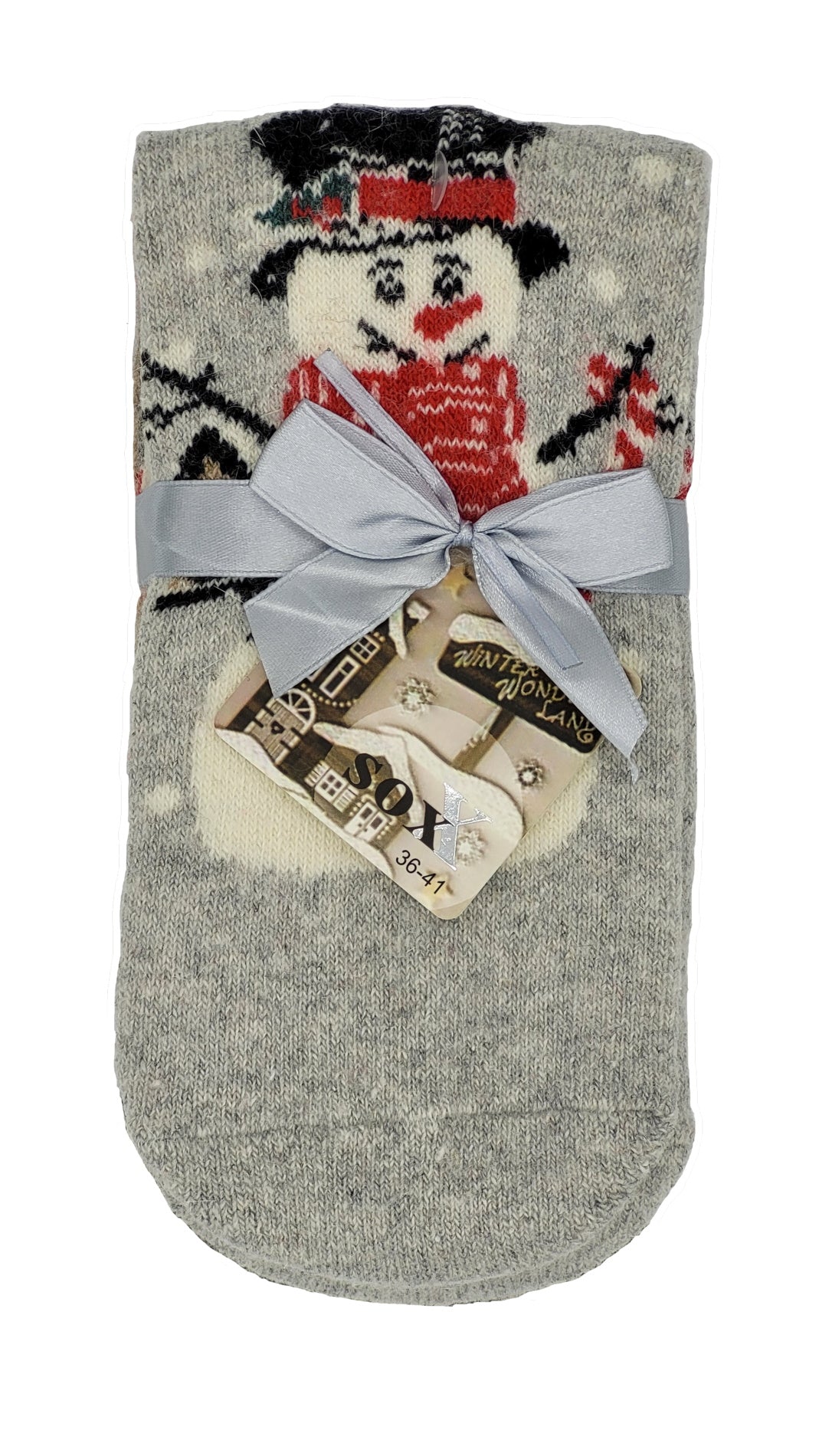 Chaussettes en laine pour femmes Noël 2 paires Taille unique (37895)