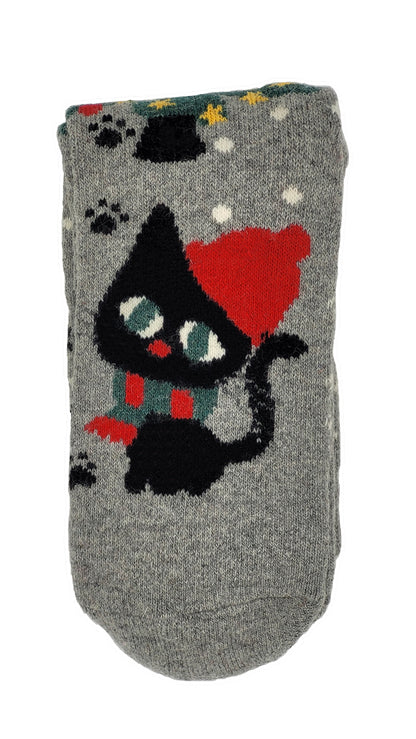 Chaussettes en laine pour femmes Noël 2 paires Taille unique (37895)