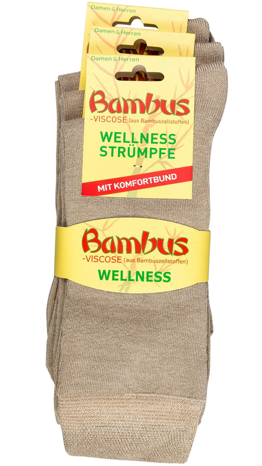 XXL Plus Maat 47-50 Bamboo Wellness 3 Paar (2170)