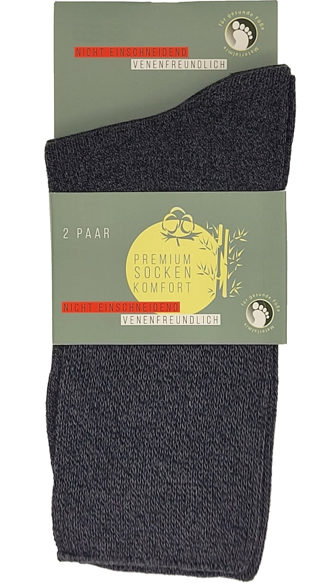 Chaussettes pour hommes Premium Soft Edge 2 paires (21820)