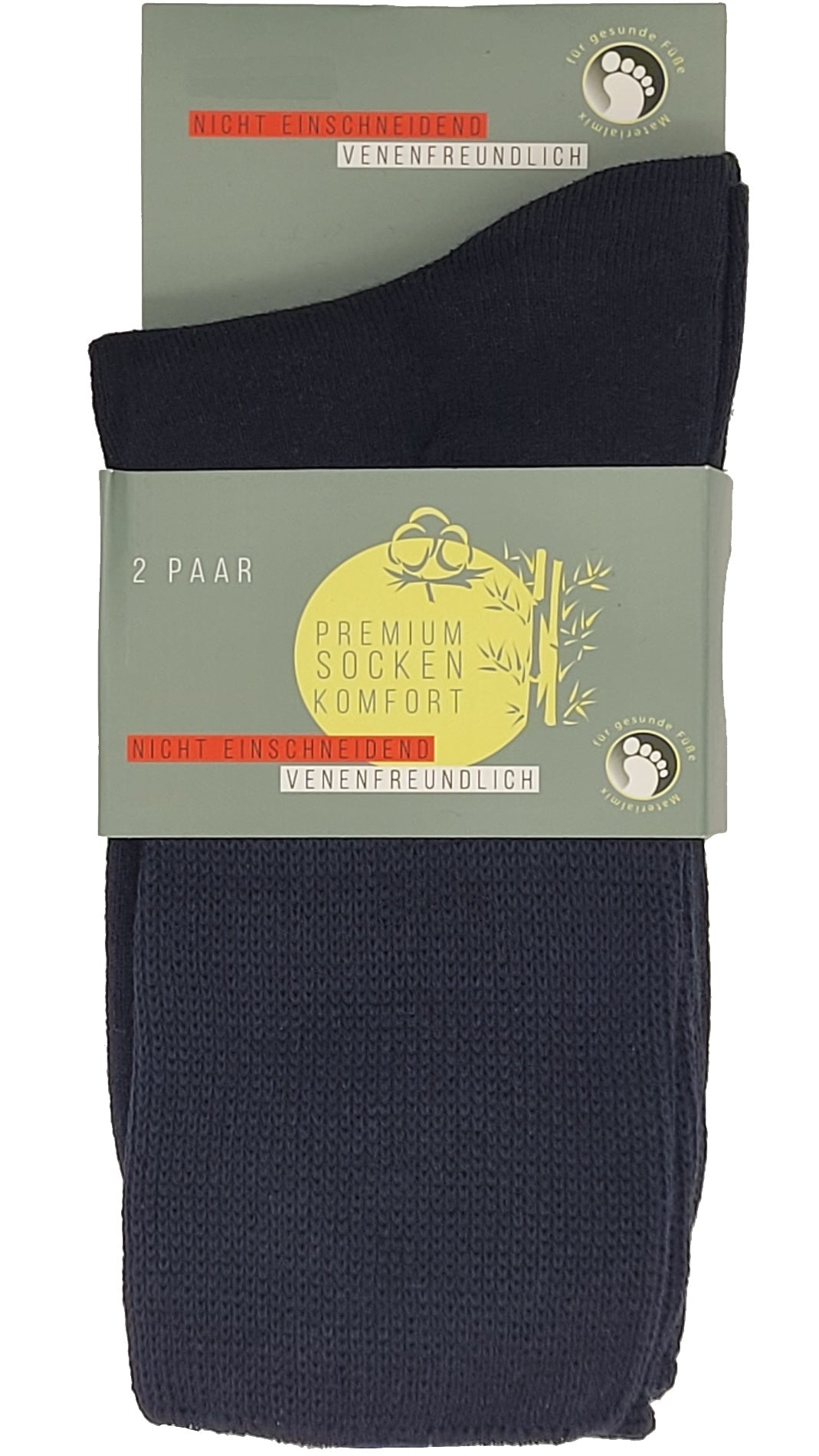 Chaussettes pour hommes Premium Soft Edge 2 paires (21820)