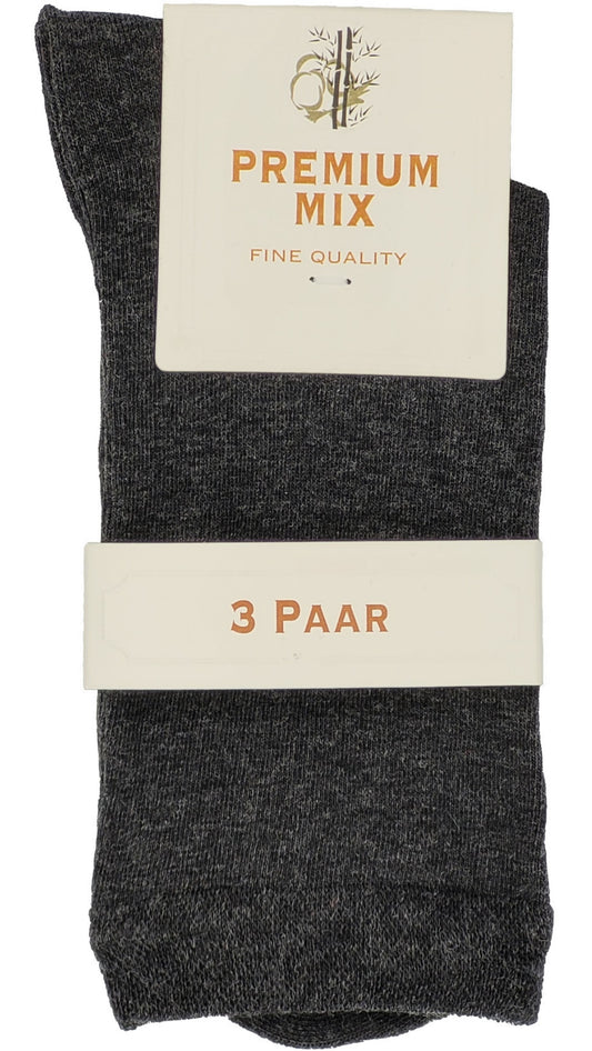 Lot de 3 paires de chaussettes pour femme en mélange de bambou et de coton de qualité supérieure (34210)