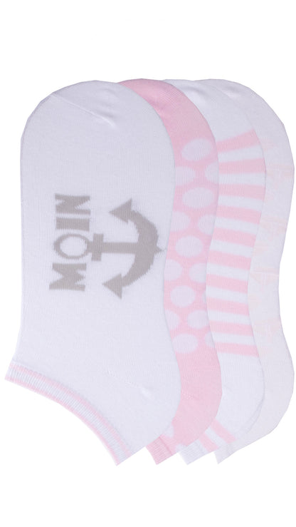 Chaussettes de sport pour femmes ancre maritime « Moin » 4 paires (36805)