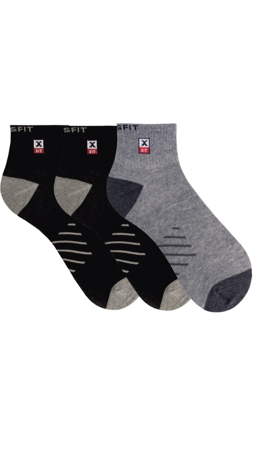 Chaussettes courtes pour hommes "X FIT" 3 paires (16291)