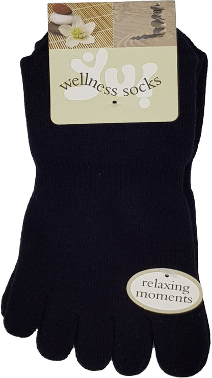 Chaussettes courtes à 5 orteils pour femmes Wellness 1 paire (48020)