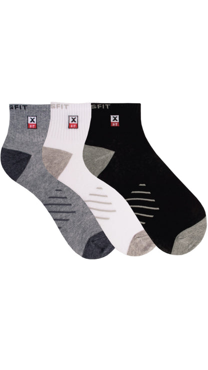 Chaussettes courtes pour hommes "X FIT" 3 paires (16291)