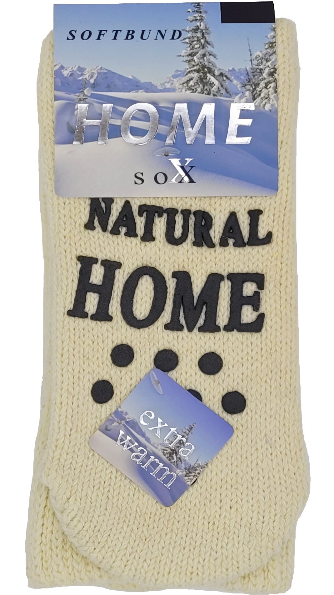 Chaussettes unisexes Home ABS Natural 1 paire (70961)