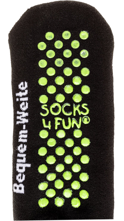 Chaussettes de santé semelles en éponge ABS EXTRA LARGES Wellness Noir 2 paires jusqu'à la taille 50 (2261)