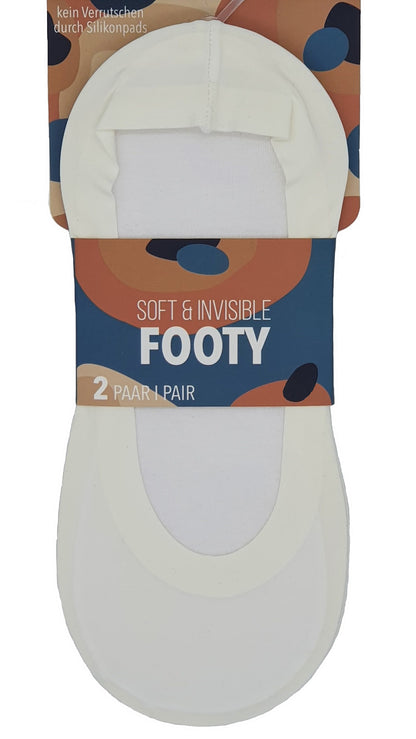 Low Cut Footy - invisible dans la chaussure - 2 paires (39910)