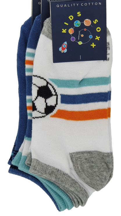 Maat kindersneakers 23-38 Voetbal 3 Paar (56235)