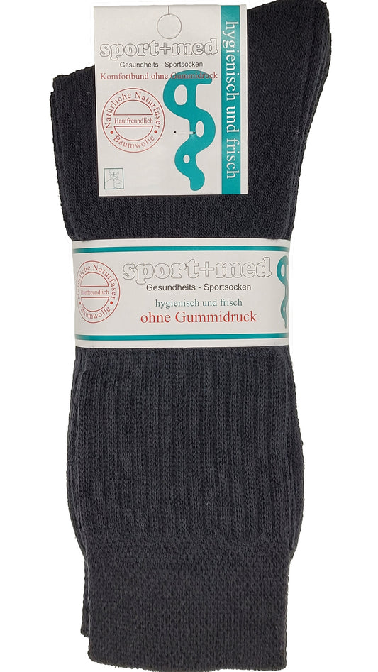 Chaussettes de sport bien-être XXL oversize 47-50 5 paires noires (6920)