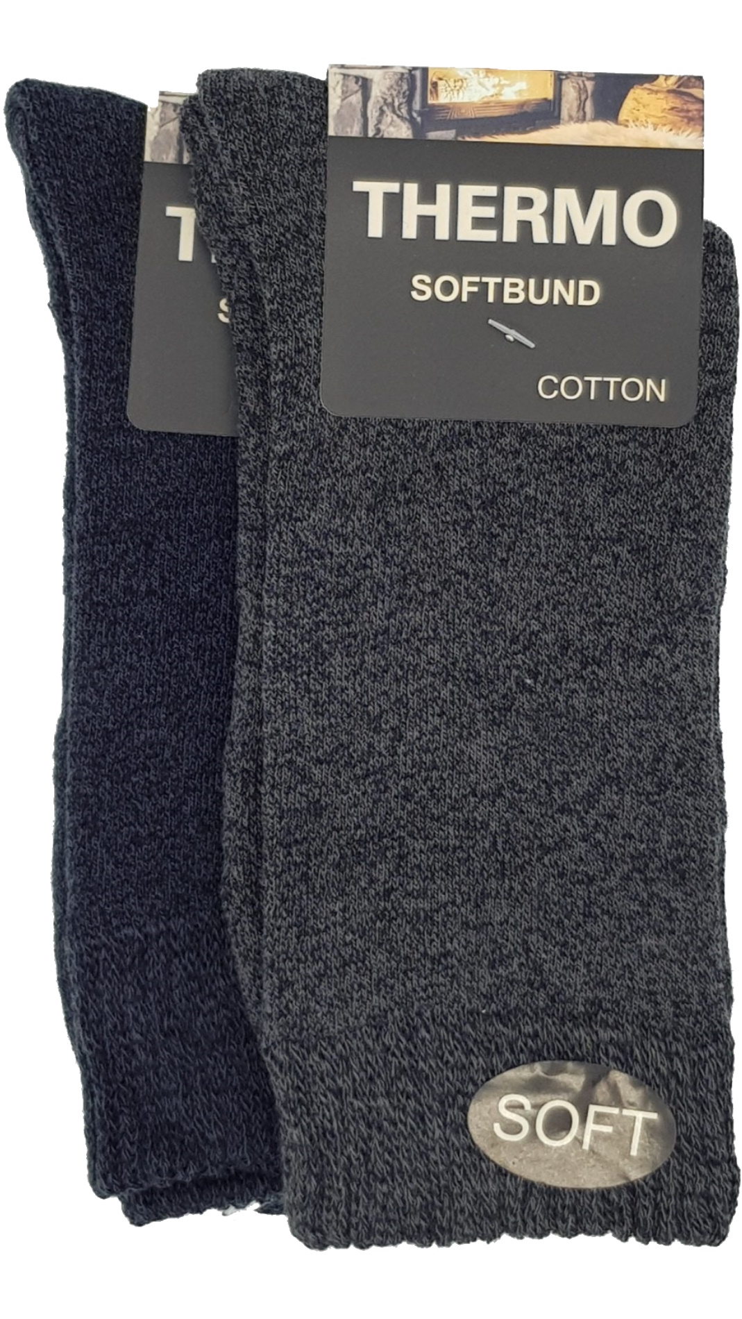 Thermo Soft – (23402,38413) 2 Paar Softbund Socken